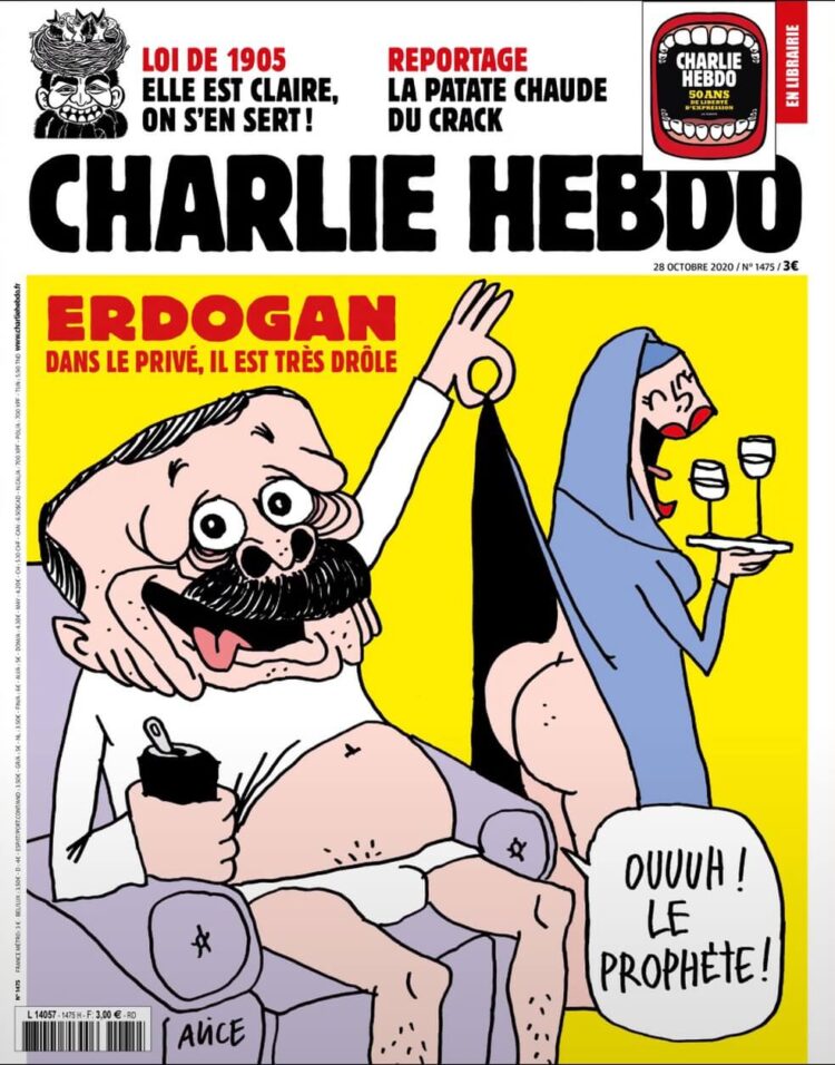 Presidente turco reage à publicação de Charlie Hebdo: “Canalhas”