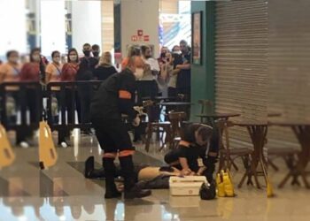 Assalto em shopping de Águas Claras deixa uma pessoa baleada