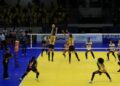 Praia Clube ganha do Sesc Flamengo no Guanandizão; competição de vôlei feminina