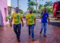 Coronel David conversa com comerciantes, irmãos de farda e percorre hospital