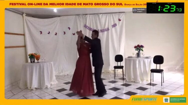 Definidos os finalistas do festival on-line de dança de salão da melhor idade