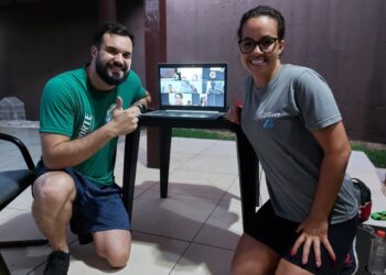 Com aulas ao vivo, profissionais da Fundesporte auxiliam acadêmicos da UEMS a se exercitarem