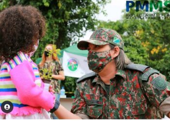 Projeto Florestinha entrega presentes ganhados em campanha doe brinquedos e ganhe mudas de árvores