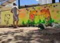 Artista plástico finaliza urbanismo tático da Rua José Antônio na Capital
