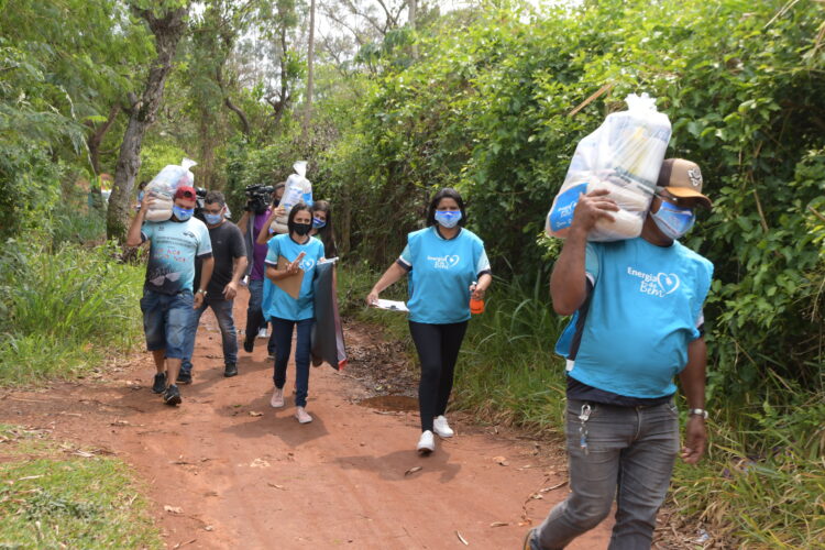 Energisa e Unesco entregam último lote de alimentos para famílias em situação de vulnerabilidade