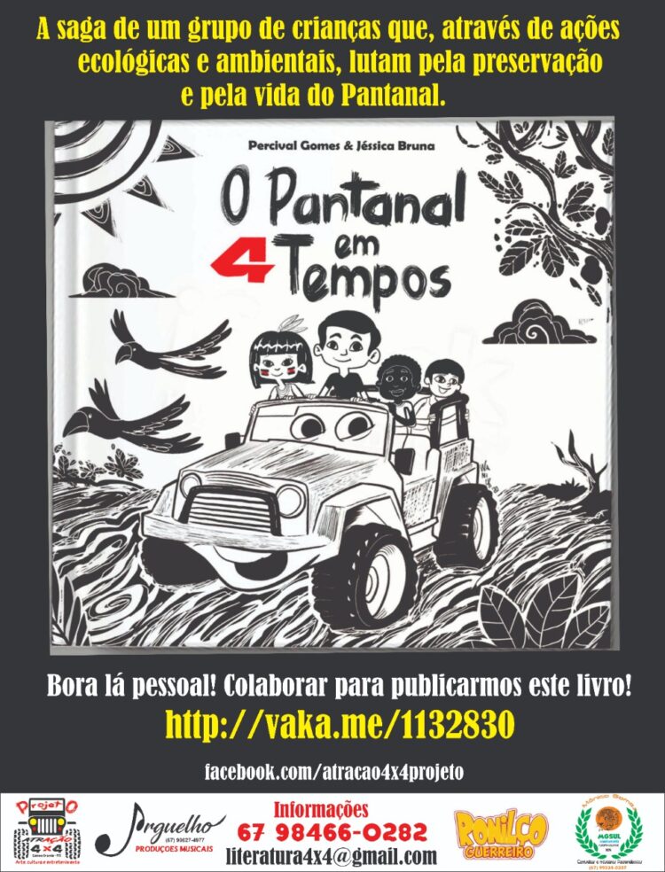 Autores pedem apoio para lançar livro que mostra “vida, morte, sobrevida e ressurreição do Pantanal”
