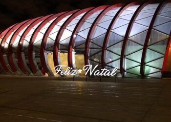 Projeções de imagens e sons no Aquário do Pantanal vão desejar “Feliz Natal”