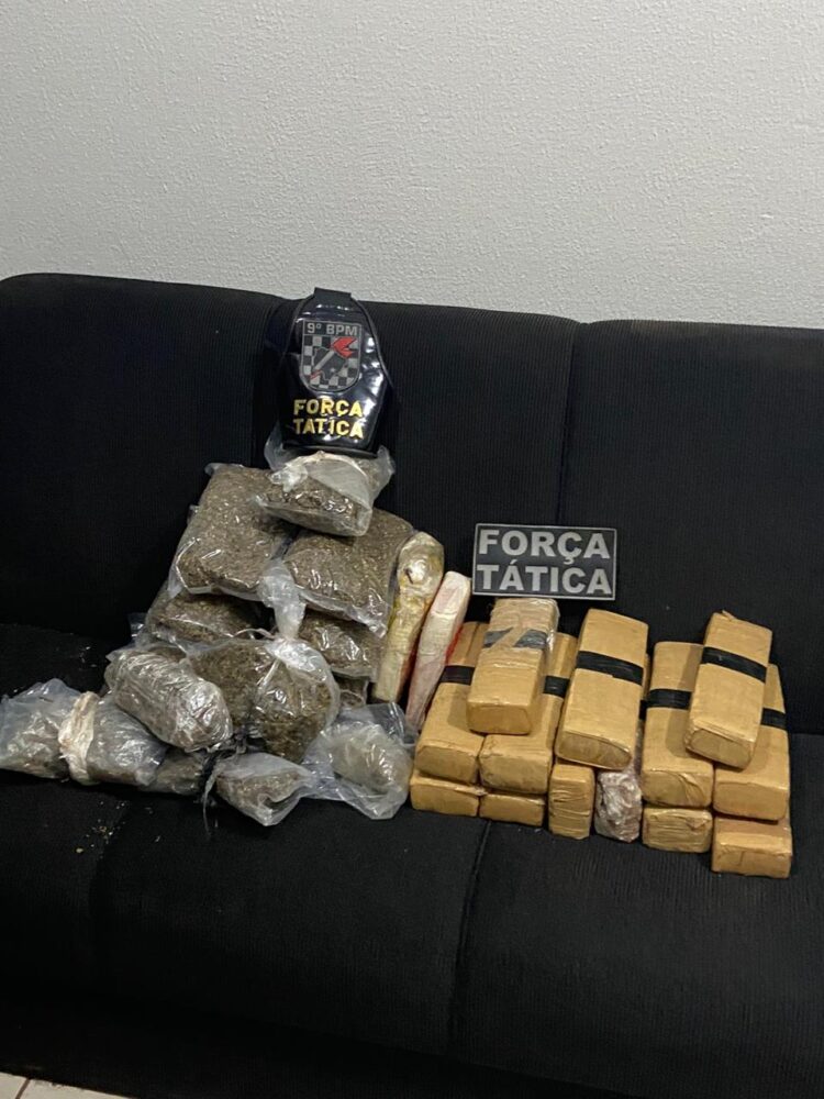 Na Mata do Jacinto, adolescente traficante é preso com 5kg de maconha