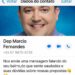 Fake usa foto de deputado estadual para pedir dinheiro pelo WhatsApp