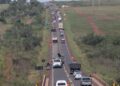 Trechos em obras geram interdições parciais na BR-163 em MS