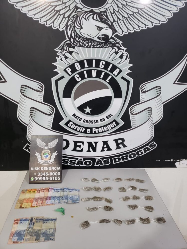 Durante Operação Ômega, polícia prende 2 traficantes no Jardim Colibri