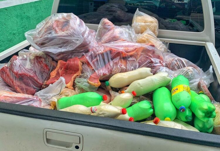 Polícia apreende mais de 1t de carne sem procedência e imprópria para consumo