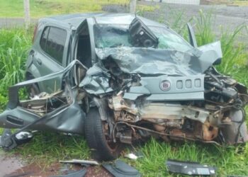 Colisão frontal entre carro e caminhonete mata adolescente na BR-262
