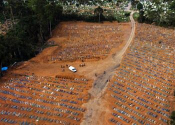 Declínio de seis semanas em número de mortes é interrompido por conta do Brasil, constata OMS