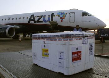 Oitava remessa de vacina com 54,6 mil doses chega nesta quarta-feira a MS