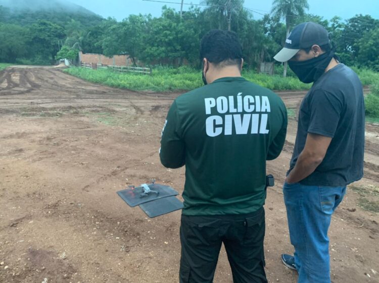 Por meio de drone, polícia prende suspeito de planejar morte de policial