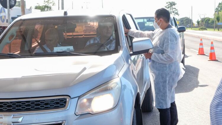 Ao todo, 12 mil pessoas já passaram pelas barreiras sanitárias do Covid-19 na Capital