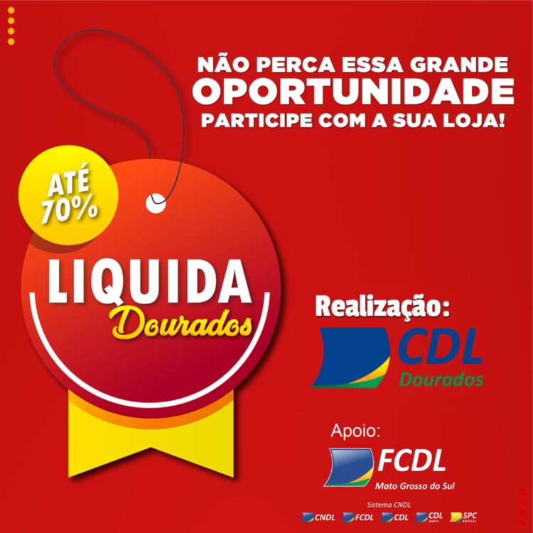 Campanha da CDL Dourados deve movimentar toda a região no mês de março