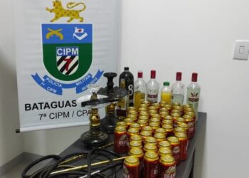 Polícia acaba com festa de 20 em assentamento com menores, bebidas e Narguilé