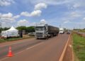 Caminhoneiros receberão máscaras e alimentos na BR-163 em MS durante o feriado