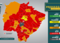 Mais de 64% dos municípios de MS estão com alto risco de infecção da Covid-19