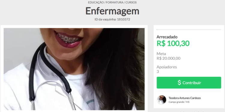 Maratona de trabalhos não resolve e aluna precisa encarar vaquinha para se formar