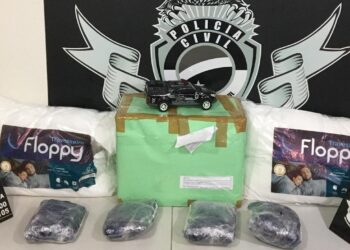 Traficante é preso despachando drogas dentro de travesseiros pelos Correios