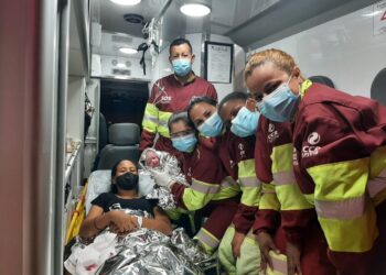 Bebê nasce dentro de ambulância às margens da BR-163 em Mato Grosso do Sul