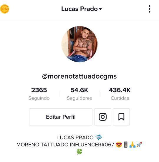 Moreno tatuado é sensação no TikTok com 8 milhões de visualizações e 500 mil likes