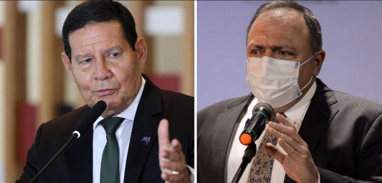 Mourão defende punição a Pazuello para evitar anarquia nas Forças Armadas