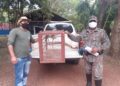 Em Bonito, seriema com perna quebrada é resgatada pela Polícia Militar Ambiental