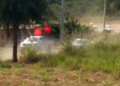 Vídeo mostra carreata da CUT atrás do helicóptero de Bolsonaro em assentamento