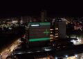 Batimento cardíaco em prédio de hospital em Campo Grande, chama a atenção