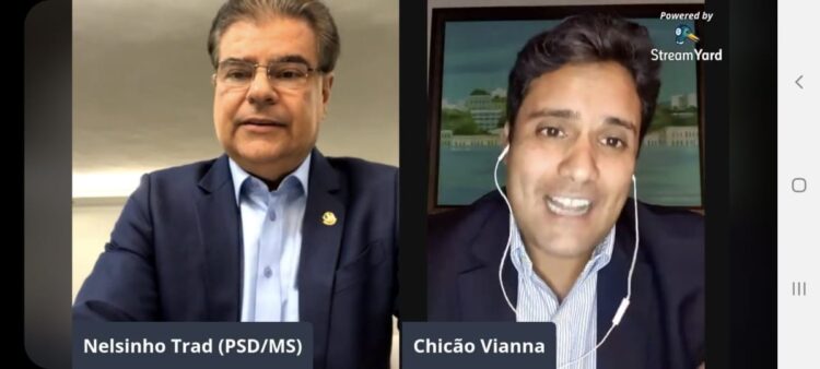 Em live, Senador Nelsinho Trad presta contas para região pantaneira