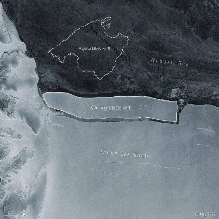 Maior iceberg do mundo se desprende na Antártica