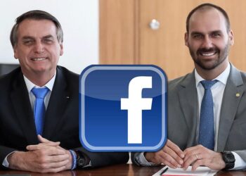 Facebook pune Eduardo Bolsonaro após compartilhar vídeo do pai com fake news de relatório do TCU
