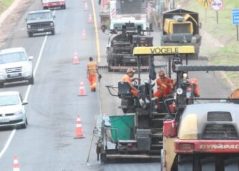 BR-163 em MS tem 10 trechos em obras de manutenção nesta segunda-feira