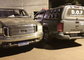 F-250 roubada no Paraná foi recuperada pelo DOF durante a Operação Hórus