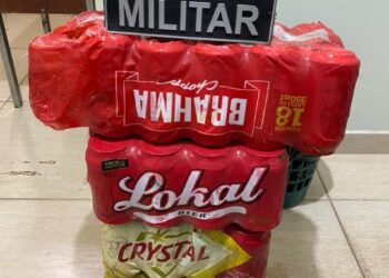 Jovem é preso por furtar caixinhas de Brahma, Crystal e Lokal Bier em conveniência