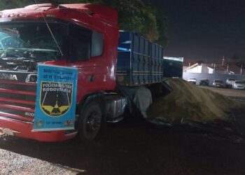 Duas pessoas são presas em carreta carregada com 327kg de maconha em falso “mocó”