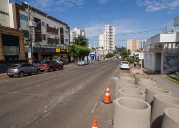Rua Pedro Celestino recebe nova frente de obras. Confira as alterações no trânsito: