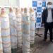 Dez cilindros de oxigênio e equipamentos de respiração são doados para Prefeitura