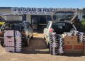 Uno e Palio são apreendidos com 650 pacotes de cigarros contrabandeados em estrada