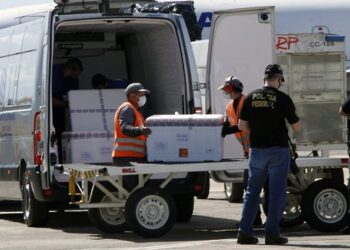MS recebe 34.200 doses da vacina contra Covid hoje e 69.710 doses chegam amanhã