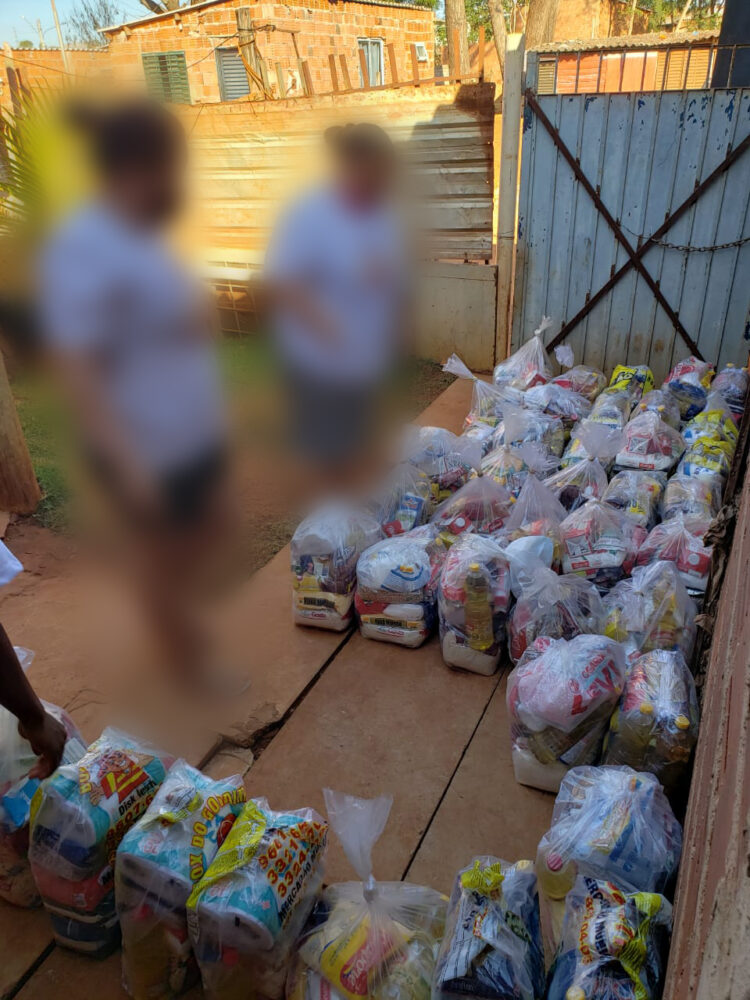 #VoluntáriosContraaFome entrega mais de 5 toneladas de alimentos a famílias de Campo Grande