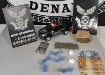No Nhanhá, traficante é preso e namorada é libertada de cárcere privado pela polícia