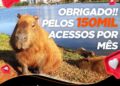 Portal Capivara News agradece por atingir a marca de 150 mil acessos