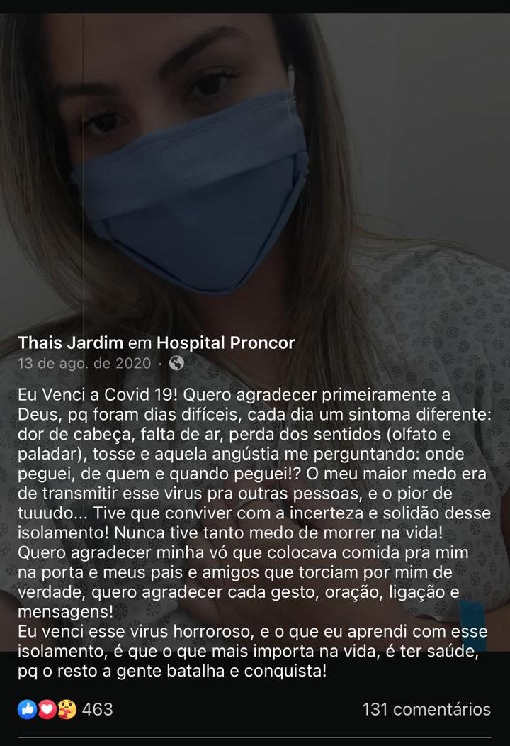 Aluna de Medicina diz que vacinou só para sair do país e revolta população de Aquidauana