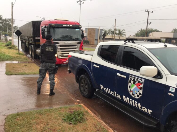 Motorista é preso ao tentar levar Scania de SP, passando por MS até o Paraguai: levaria R$ 1,2 mil