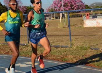 Atleta treina últimos dias para os Jogos Paralímpicos de Tóquio, no Parque Ayrton Senna